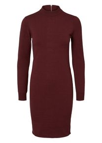 Noisy may, Damen Strickkleid, Weinrot