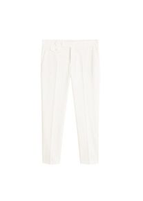 Mango, Damen Hose 'Alberto', Perlweiß