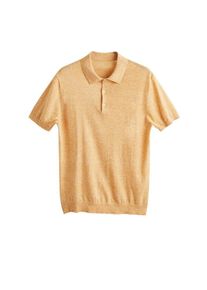 Mango Man, Herren Poloshirt 'Andrew', Orangemeliert
