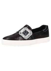Caprice, Damen Slipper, Schwarz
