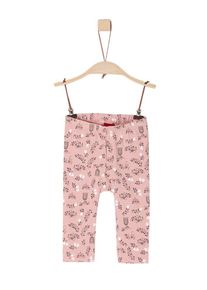 s.Oliver Junior, Mädchen Leggings, Pastellrot / Schwarz / Weiß