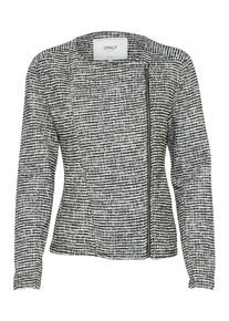 Only, Damen Strickjacke 'onlCOCO', Anthrazit / Weiß