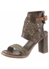 A.S.98, Damen Schaftsandale 'Basile', Khaki