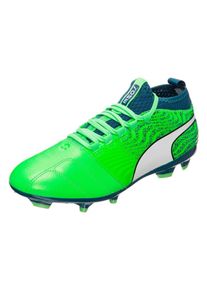 Puma, Herren 'ONE 18.3 FG' Fußballschuh, Petrol / Neongrün