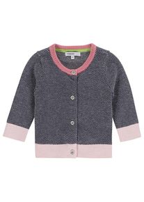 Noppies, M&auml;dchen Strickjacke 'Tustin', Nachtblau / Rosa / Ros&eacute;