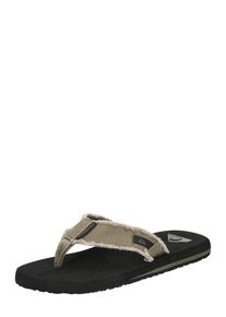 Quiksilver, Herren Zehentrennersandale 'MONKEY ABYSS', Braun / Grün / Schwarz