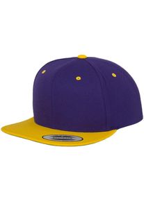 Flexfit, Herren Classic Snapback, Gelb / Dunkellila