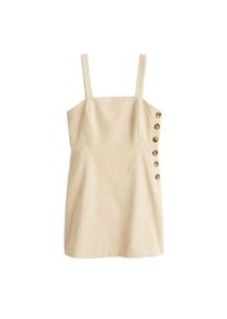 Mango, Damen Latzrock 'Cordu', Beige