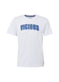 Tom Tailor, Herren T-Shirt, Blau / Wei&szlig;