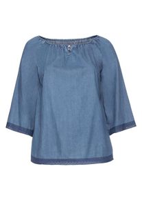 sheego Denim, Damen Tunika, Blau