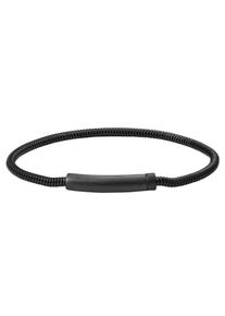 Fossil, Herren Armband 'Vintage', Schwarz