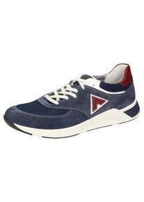 Sioux, Herren Sneaker 'Natovan-701', Dunkelblau / Violettblau / Blutrot / Wei&szlig;