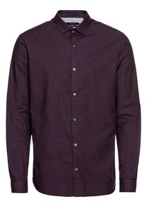 Jack & Jones JACK & JONES, Herren Slim Fit Hemd, Weinrot