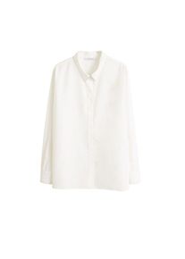 Violeta by Mango, Damen Bluse 'Metal', Weiß