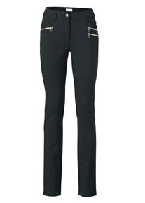 Heine, Damen Bodyform-Stretchhose, Schwarz