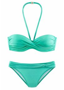 Lascana, Damen Bügel-Bandeau-Tankini mit 5 Tragevarianten, Mint