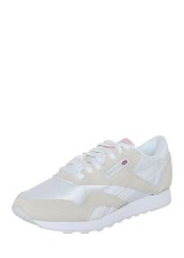 Reebok CLASSIC, Damen Sneaker aus Materialmix, Beige / Wei&szlig;