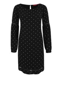 s.Oliver RED LABEL, Damen Kleid, Schwarz / Weiß