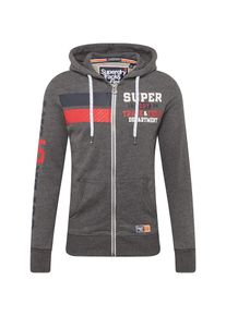 Superdry, Herren Sweatjacke 'Track & Field', Dunkelgrau