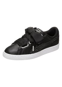 Puma, Damen Sneaker 'Basket Heart Oceanaire', Schwarz