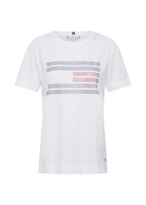 Tommy Hilfiger, Damen Shirt 'TYARA', Navy / Weiß