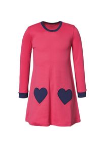 Lamino, Mädchen Kleid, Navy / Pitaya