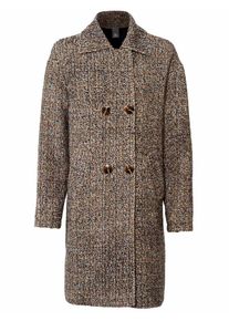 Heine, Damen Kurzmantel, Beige / Brokat
