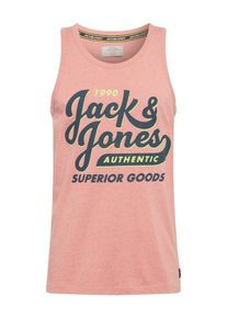 Jack & Jones JACK & JONES, Herren Top 'JORBRANDING', Neongelb / Rosa / Schwarz
