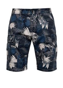 Q/S Designed By, Herren Cargo-Shorts, Blau