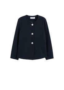 Violeta by Mango, Damen Jacke 'Kale', Navy