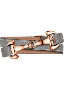 dimacci, Damen Armband 'Alba 12280', Braun / Bronze / Silbergrau / Naturweiß