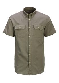 Jack & Jones JACK & JONES, Herren Leichtes Kurzarmhemd, Oliv