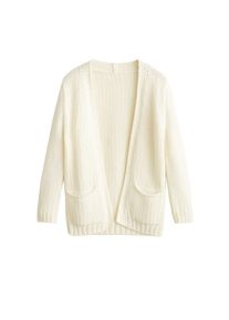 Mango Kids, Mädchen Strickjacke 'Class', Wollweiß
