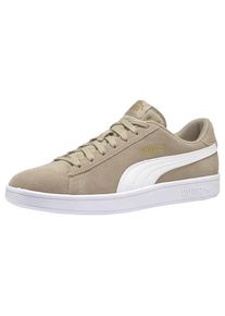 Puma, Herren Sneakers Low 'Smash v2', Hellbeige / Wei&szlig;