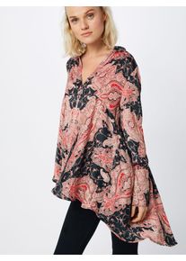 Free People, Damen Tunika 'Field Of Butterflies', Pink / Schwarz