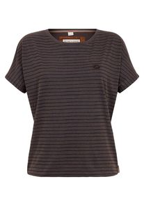 Naketano, Damen Shortsleeve, Dunkelblau / Dunkelbraun