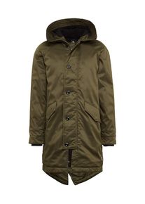 Tom Tailor Denim, Herren Parka, Khaki / Schwarz