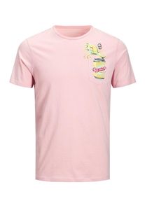 Jack & Jones JACK & JONES, Herren T-Shirt, Rosa