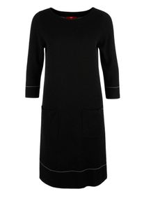 s.Oliver RED LABEL, Damen Strickkleid, Schwarz