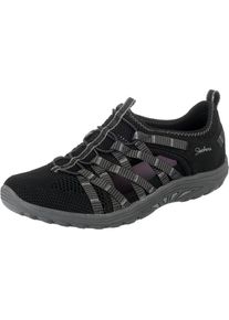 Skechers, Damen Sneaker, Hellgrau / Schwarz