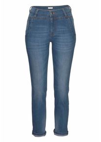 Cheer, Damen 7/8-Jeans, Blue Denim