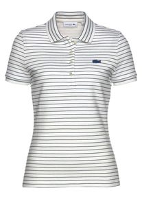 Lacoste, Damen Poloshirt, Navy / Weiß