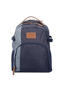 Samsonite, Damen Rucksack 'Rewind Natural' 44 cm, Rauchblau / Ultramarinblau / Braun