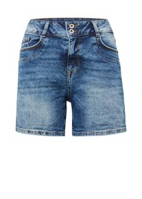 Tom Tailor Denim, Damen Shorts 'Casja', Dunkelblau