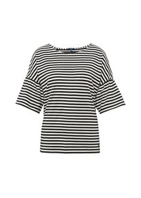 Tom Tailor, Damen T-Shirt, Schwarz / Weiß