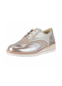 Gabor, Damen Schn&uuml;rschuhe, Grau / Greige