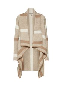 Anna Field, Damen Strickjacke 'folky cardigan', Beige / Wei&szlig;