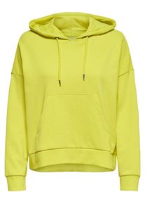 Only, Damen Einfarbiger Sweatshirt, Limone