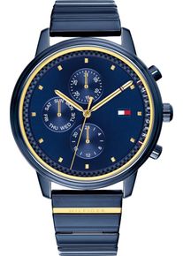 Tommy Hilfiger, Herren Uhr, Blau / Gold