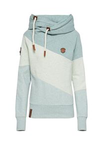 Naketano, Damen Sweatshirt 'The Second Coming', Creme / Grau / Mint